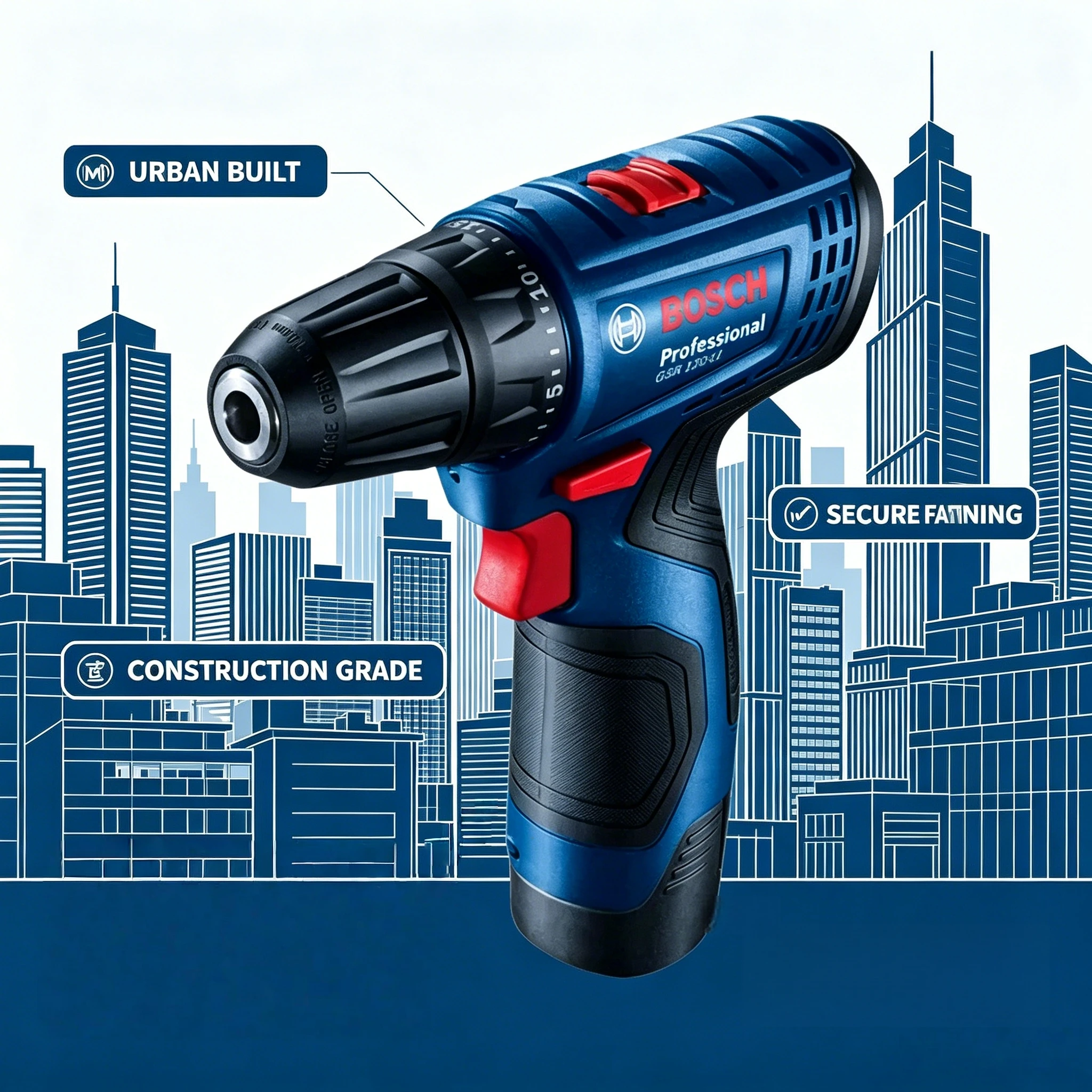 Power Drill Cordless - Bosch Professional GSR120-LI 12V Cordless Electric