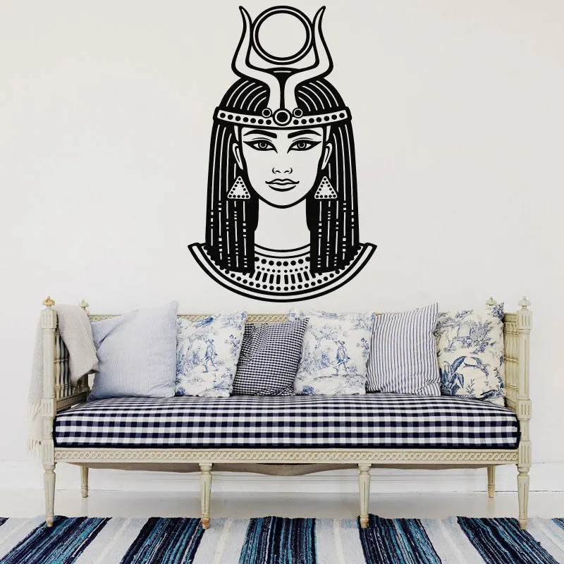 Vinyl Floor Plank - Hoàng Hậu Nefertiti Cleopatra Decal Dán