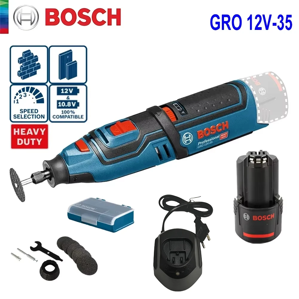 Power Drill Cordless - Bosch GRO 12V-35 Cordless Grinder 12V