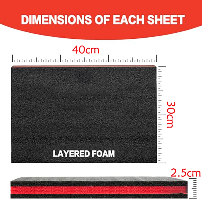 Cut Toolbox Organizer Foam Ins - đánh giá và giá Home Improvement Binford Tools