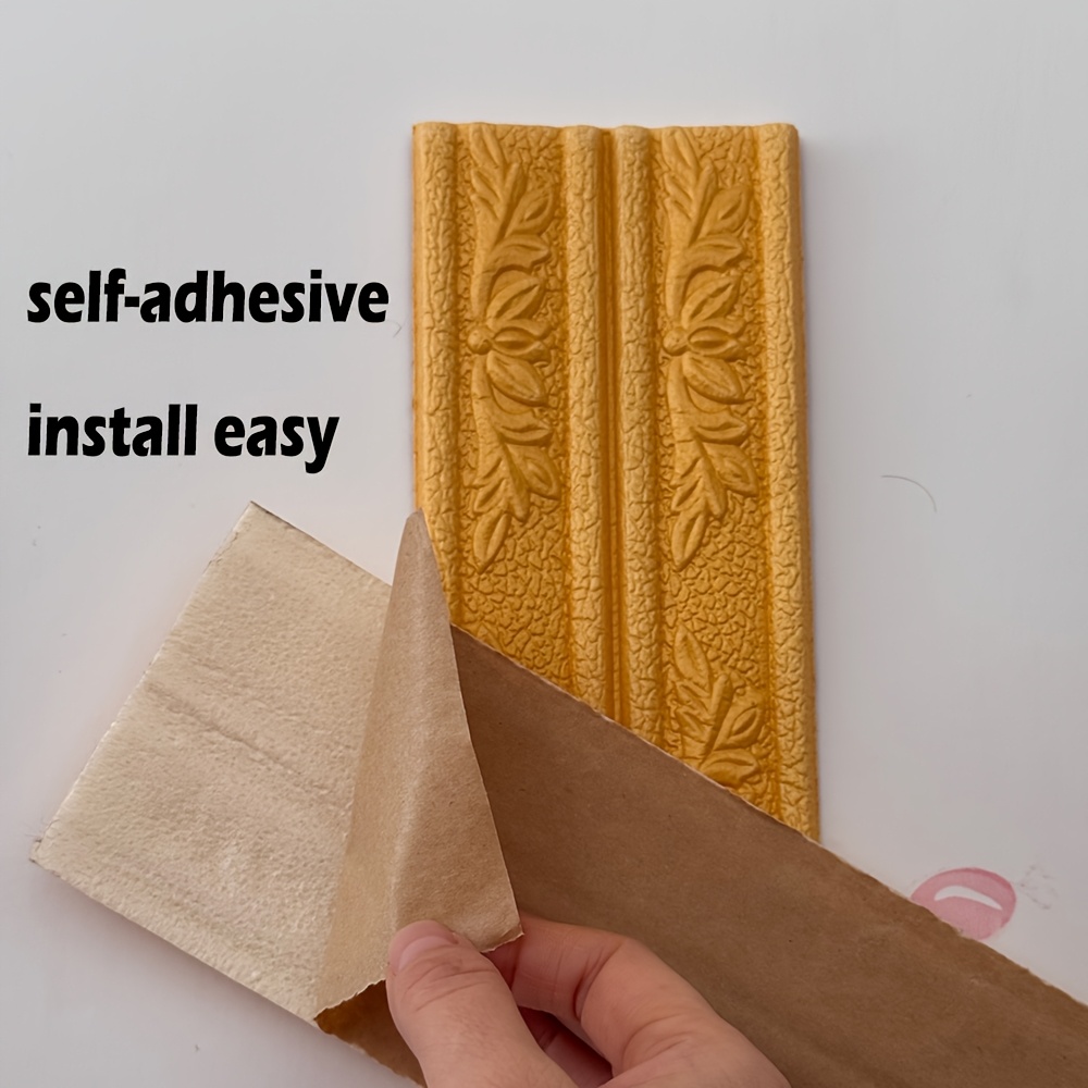 2pcs Emboss Self Adhesive cell - đánh giá và giá Baseboard Molding Trim