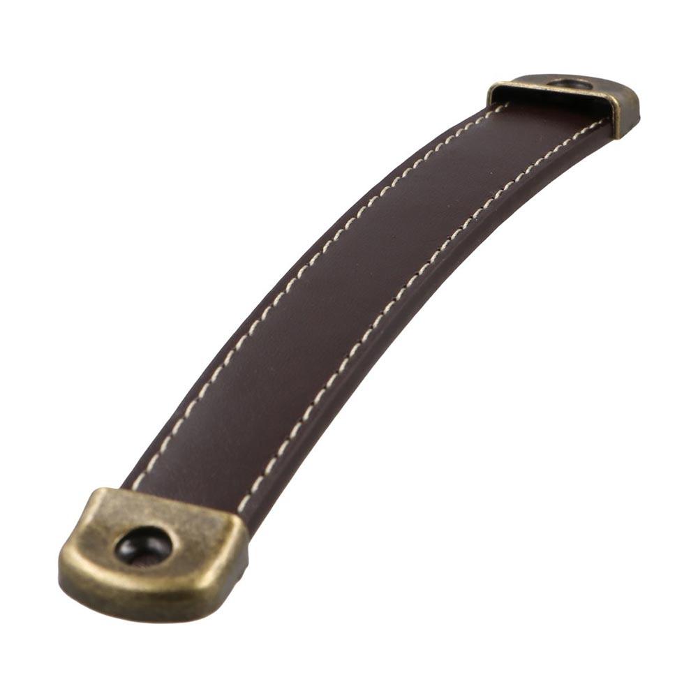 Vintage With Screws Leather Ha - đánh giá và giá Cabinet Handle Pull