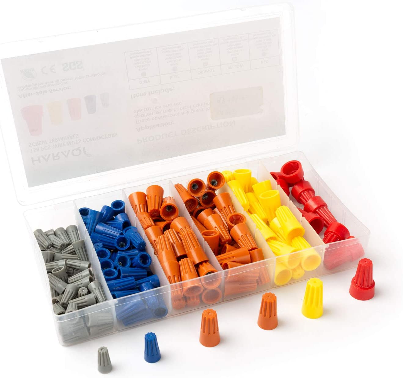110/158/220Pcs Screw Crimp Cap - đánh giá và giá Wire Connector Cap