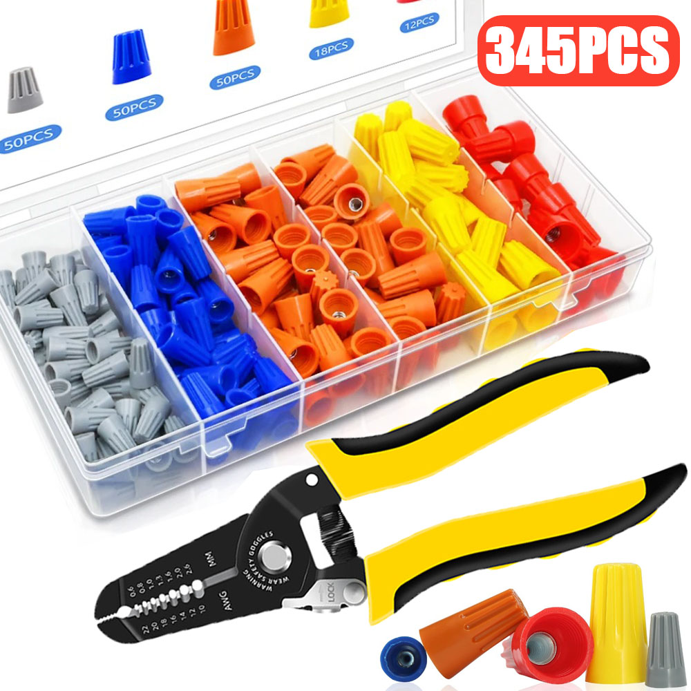 345PCS Crimping Cap Fast Wire  - đánh giá và giá Wire Connector Cap