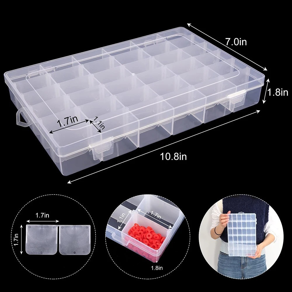 Portable 24/36 Grids Storage B - đánh giá và giá Home Improvement Binford Tools