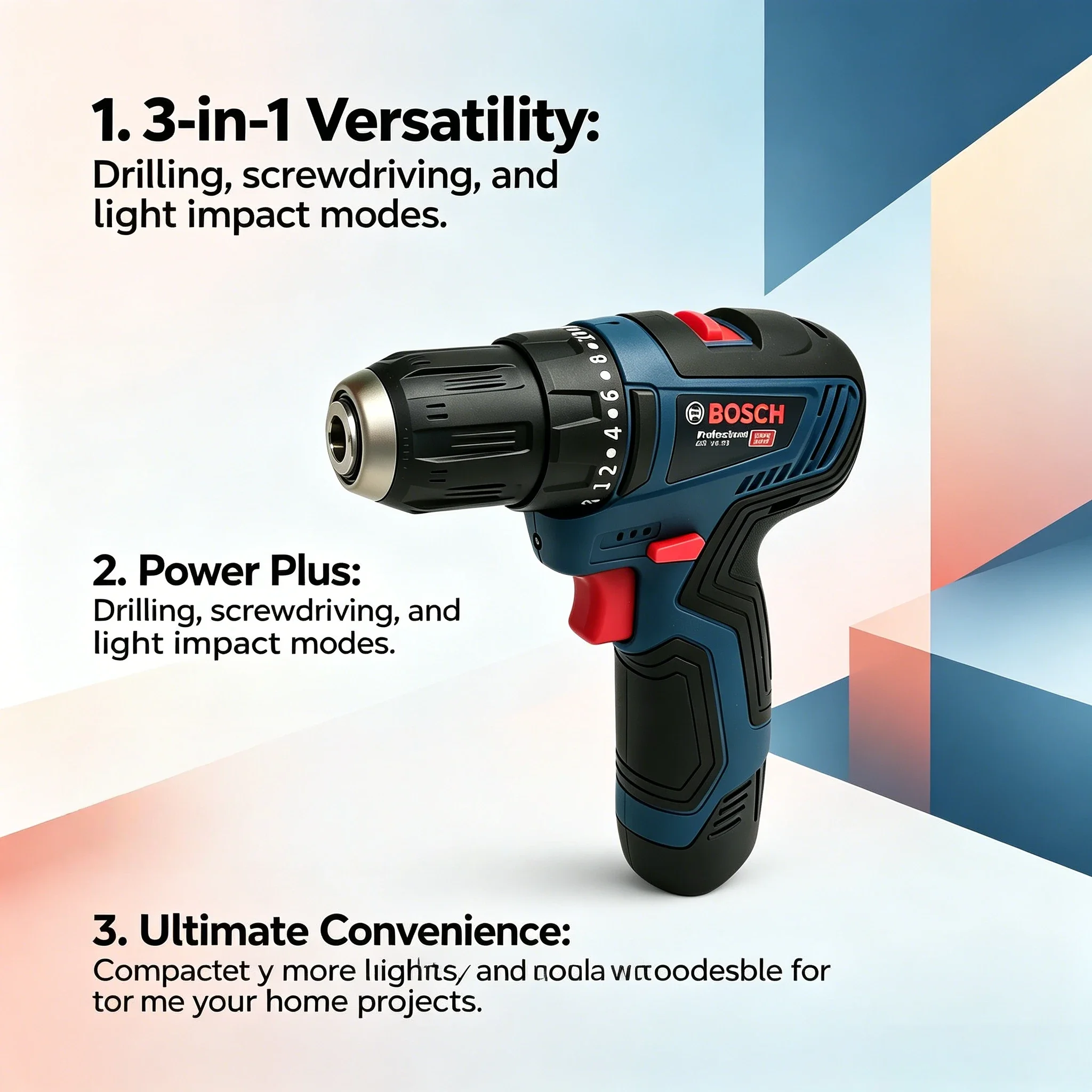Bosch-GSB 12V-30 Professional  - đánh giá và giá Power Drill Cordless