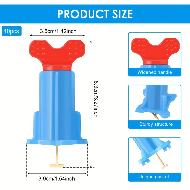 40Pcs New Design Tile Leveling - đánh giá và giá Tile Leveling Clip