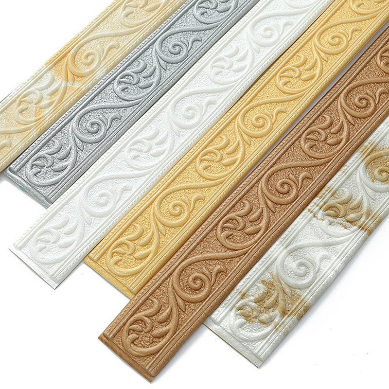 230cm 3D Embossed Foam Wall De - đánh giá và giá Baseboard Molding Trim