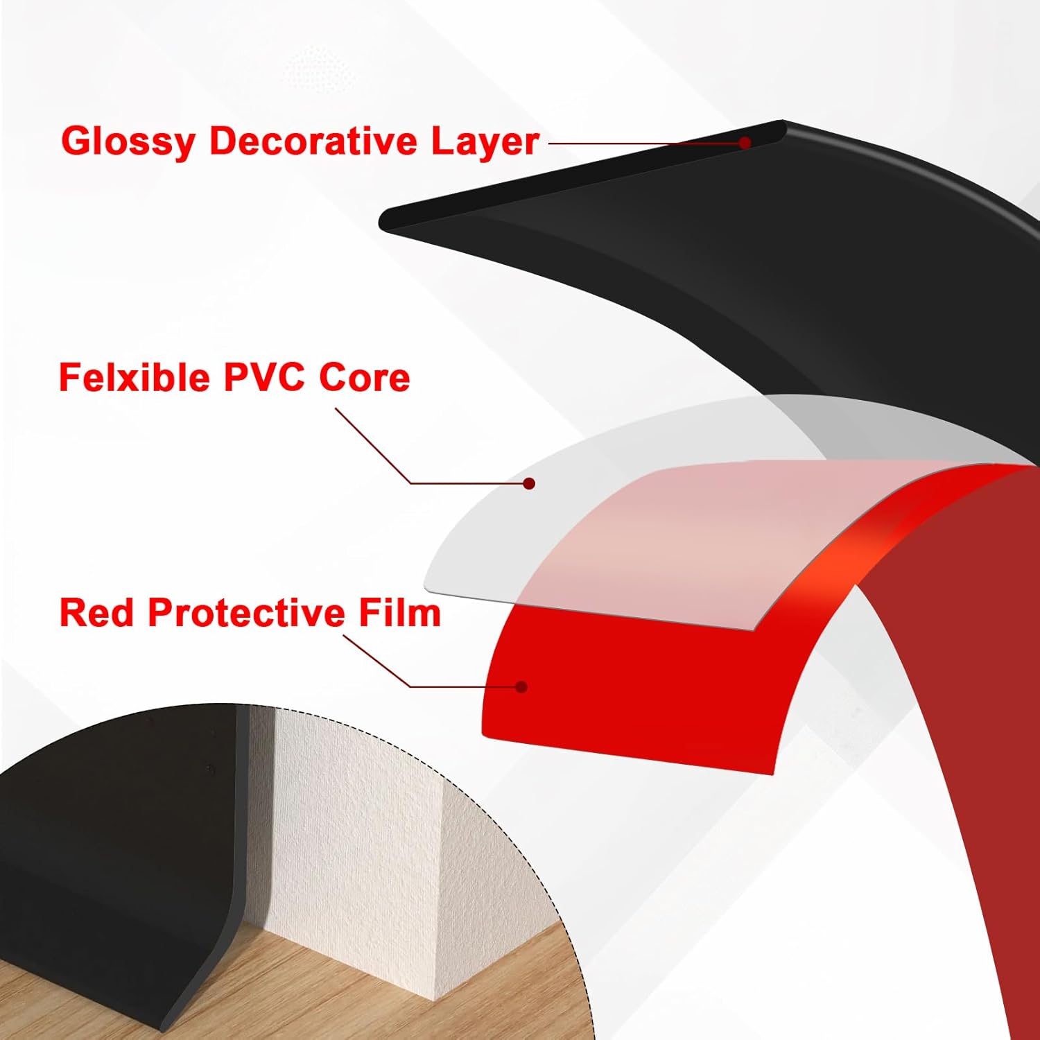 Vinyl Wall Base Baseboard Mold - đánh giá và giá Baseboard Molding Trim