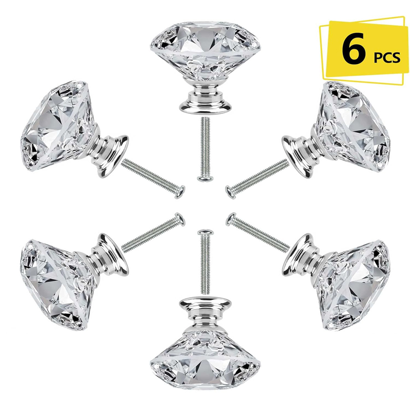 6Pcs Cabinet Knob with Screws  - đánh giá và giá Cabinet Handle Pull