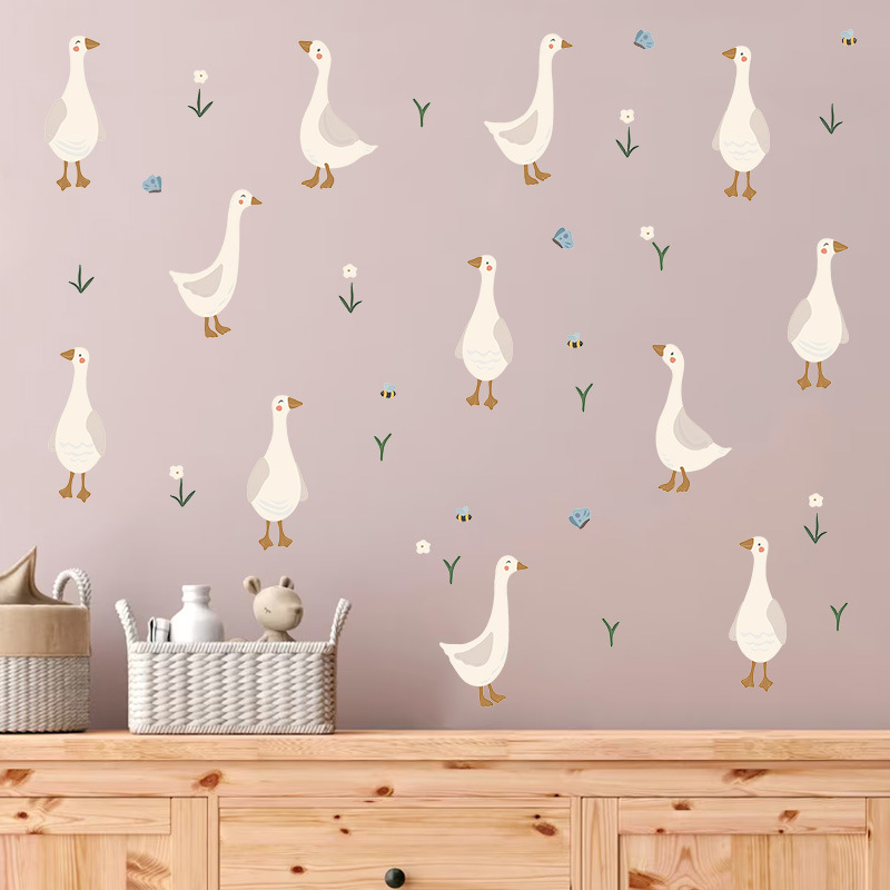 Cute Duckling Wall Sticker Fun - đánh giá và giá Vinyl Floor Plank