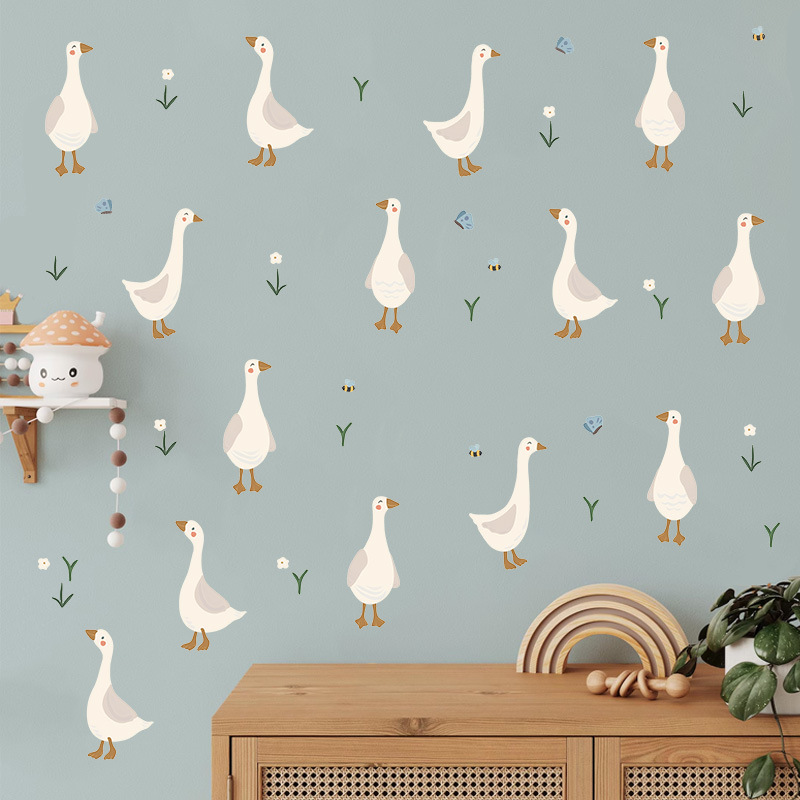 Cute Duckling Wall Sticker Fun - đánh giá và giá Vinyl Floor Plank