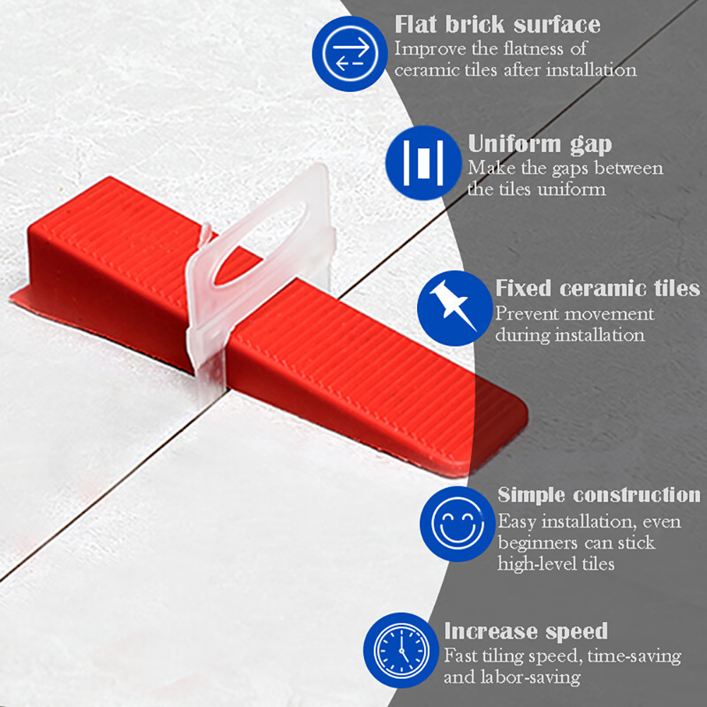 100PCS Ceramic Tile Leveling S - đánh giá và giá Tile Leveling Clip
