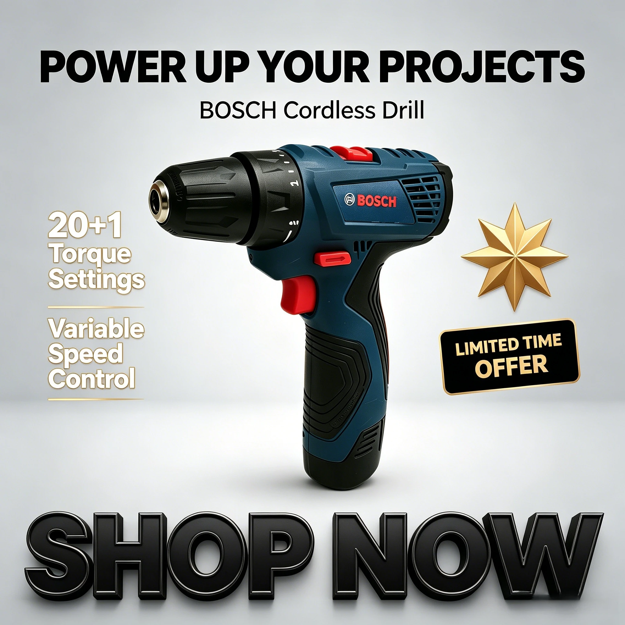 Bosch GSR120 Multi-Function Ha - đánh giá và giá Power Drill Cordless