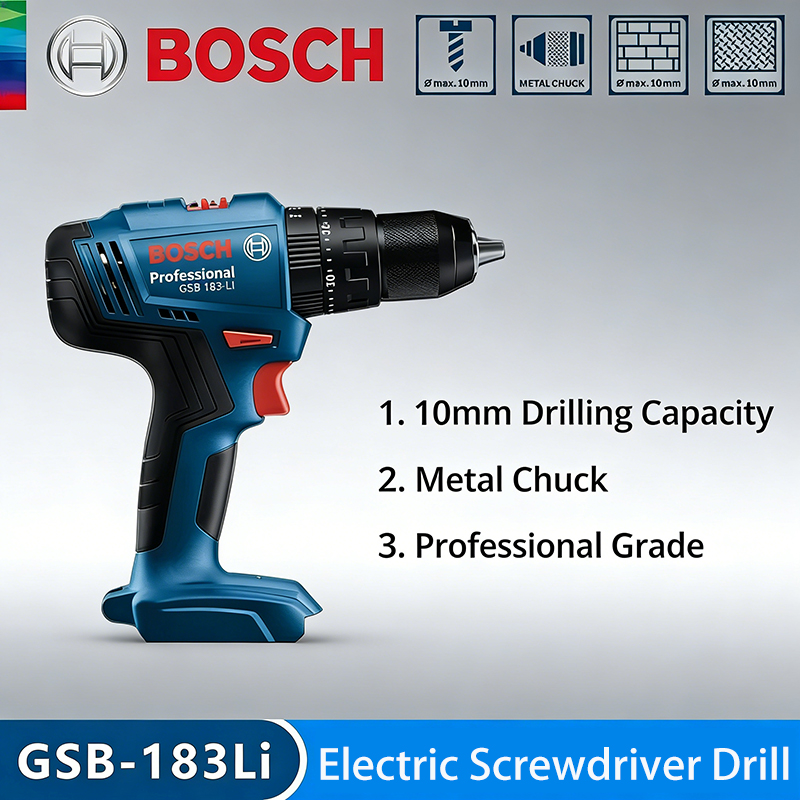 Bosch GSB183-LI Electric Drill - đánh giá và giá Power Drill Cordless