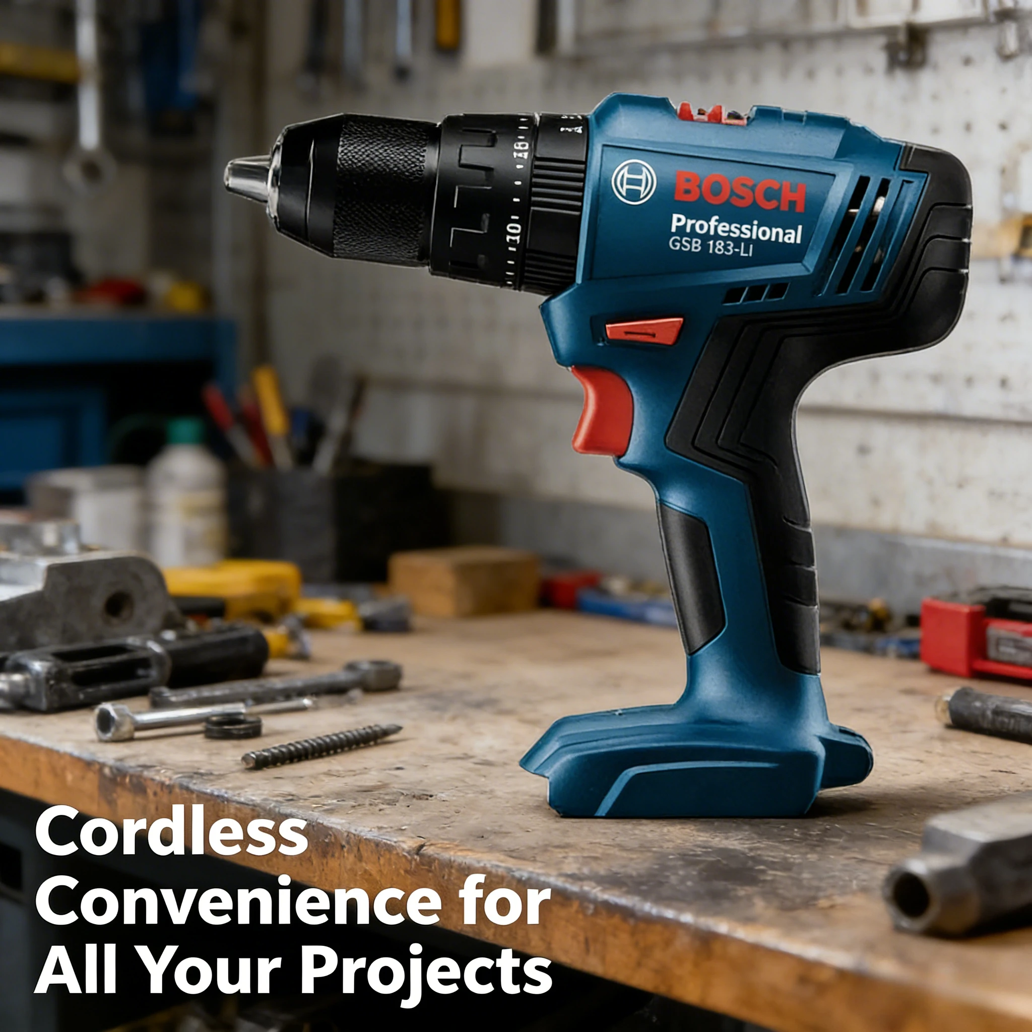 Bosch GSB183-LI Electric Drill - đánh giá và giá Power Drill Cordless