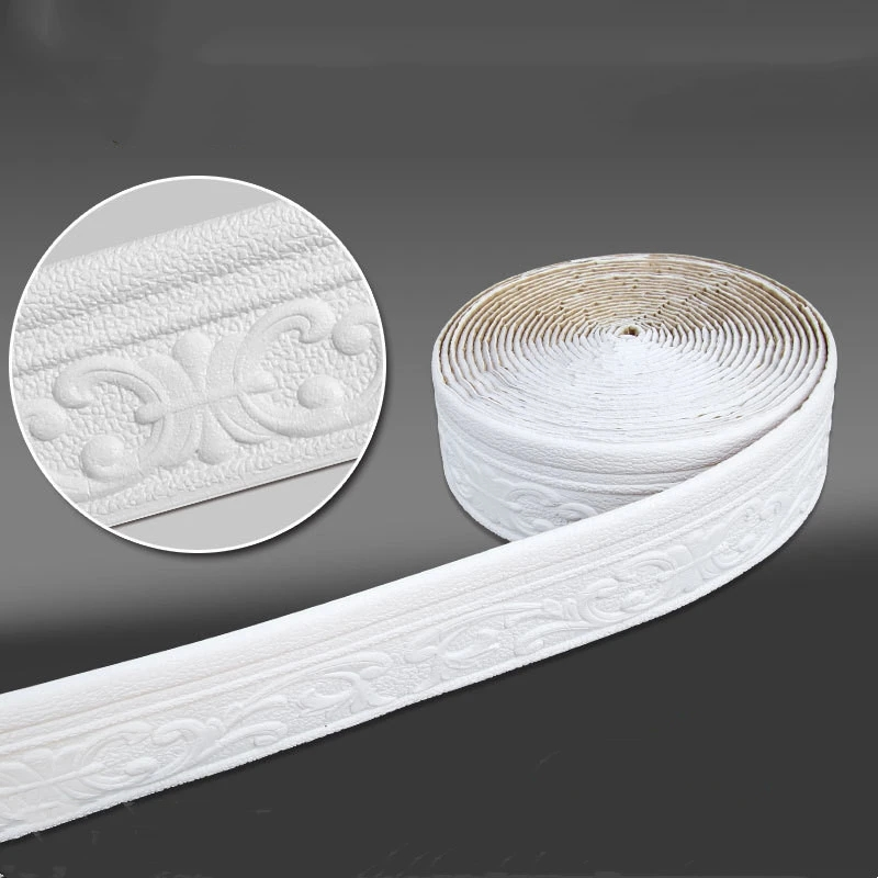 10M/Roll 3D Wall Trim Line  Se - đánh giá và giá Baseboard Molding Trim
