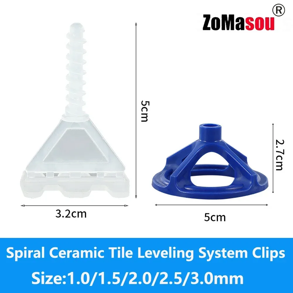 50-600Pcs Top Spiral Ceramic T - đánh giá và giá Tile Leveling Clip
