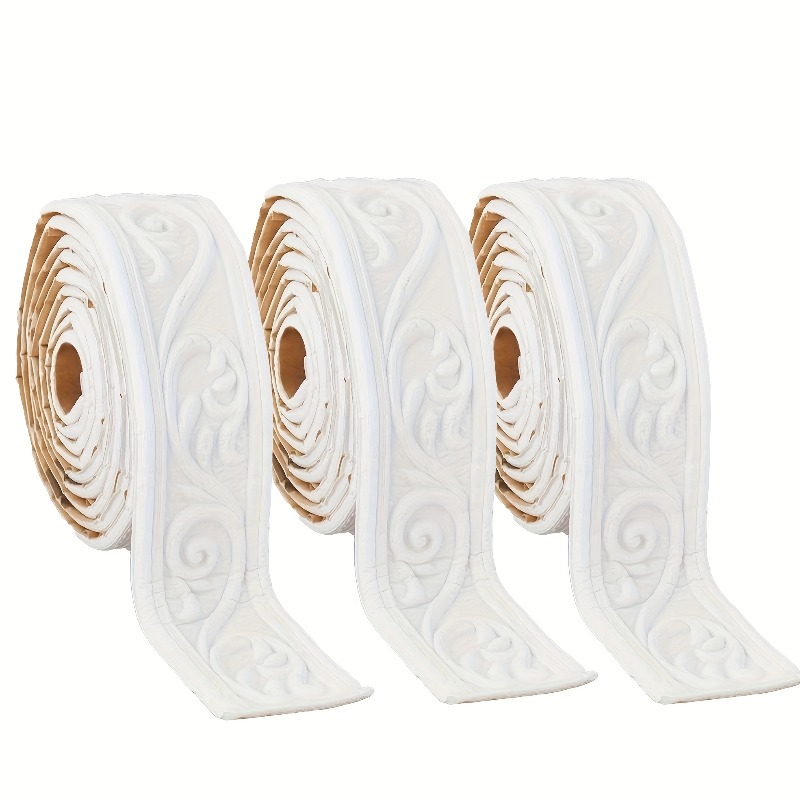 3D Embossed Flexible Foam Wall - đánh giá và giá Baseboard Molding Trim